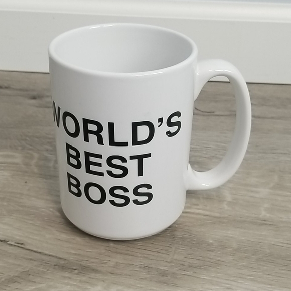 DUNDER MIFFLIN World's Best Boss Coffee Mug - Picture 1 of 4